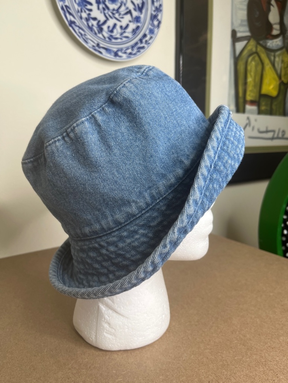Denim Bucket Hat All Cotton Betmar New York
